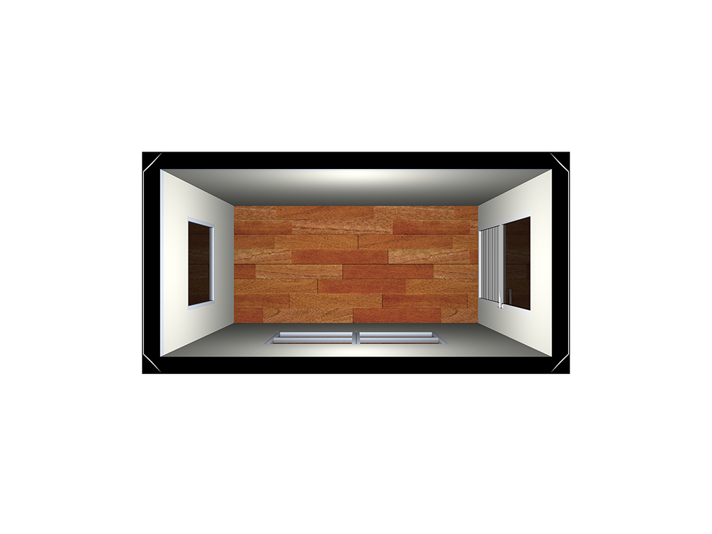 Feza 150x260 cm Ebatl Sandvi Panel Kabin