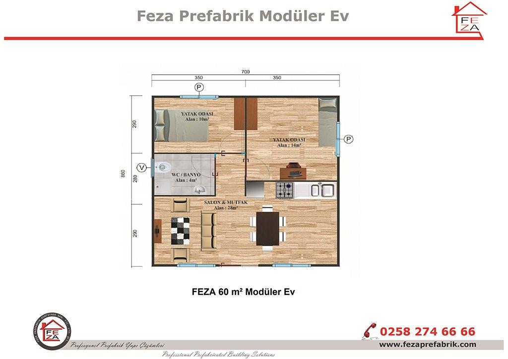 60 m Modler Ev